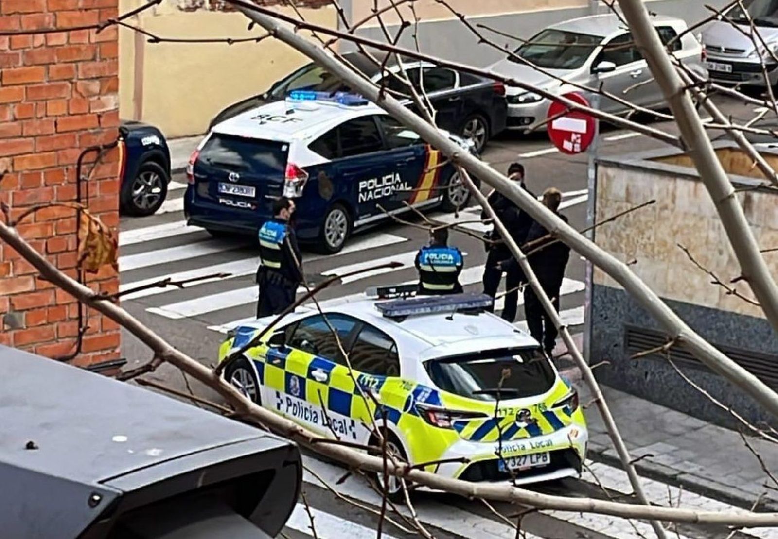 Persecución policial del presunto autor de los hechos | Vídeo Noelia Alonso