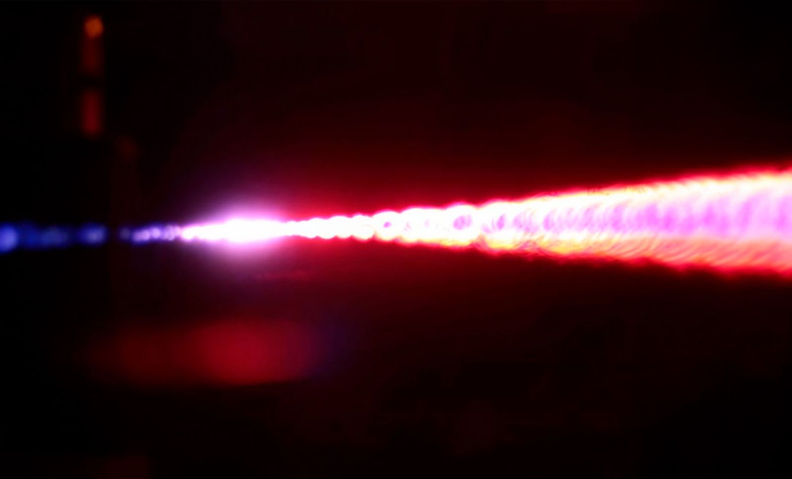 Uno de los pulsos de láser ultracortos protagonistas de la investigación