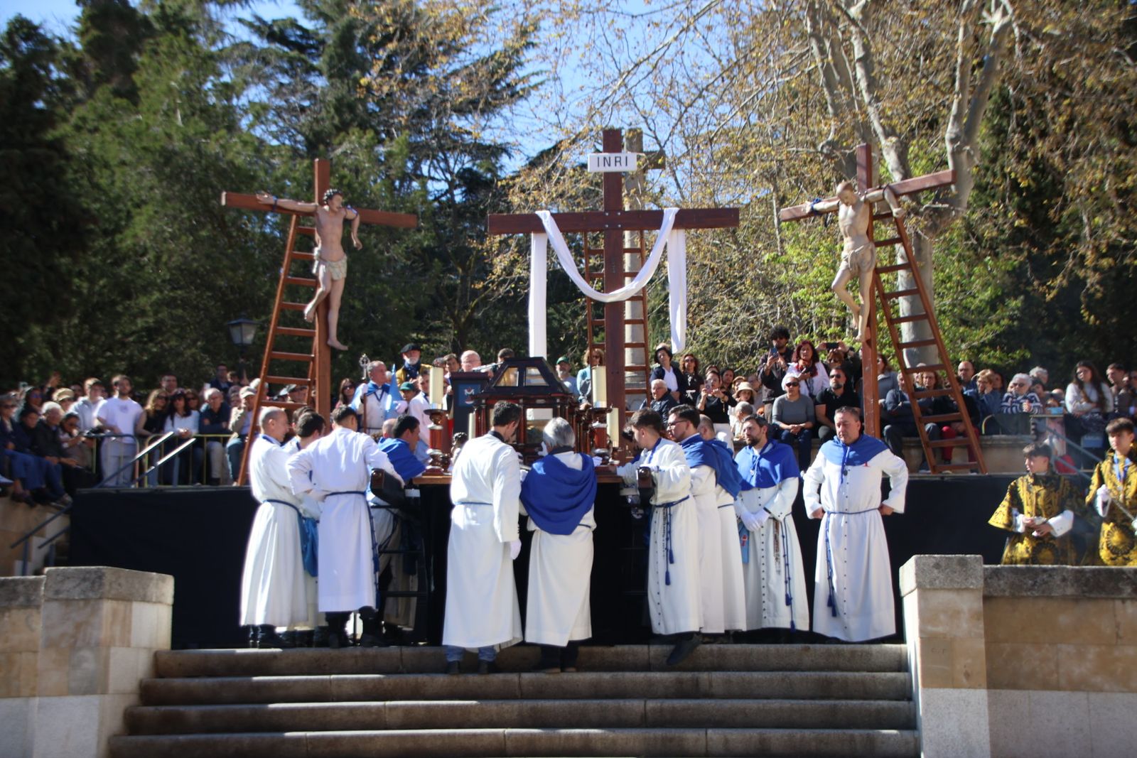 El Descendimiento vuelve al Humilladero del Campo de San Francisco recuperando su escenario tradicional dos años después