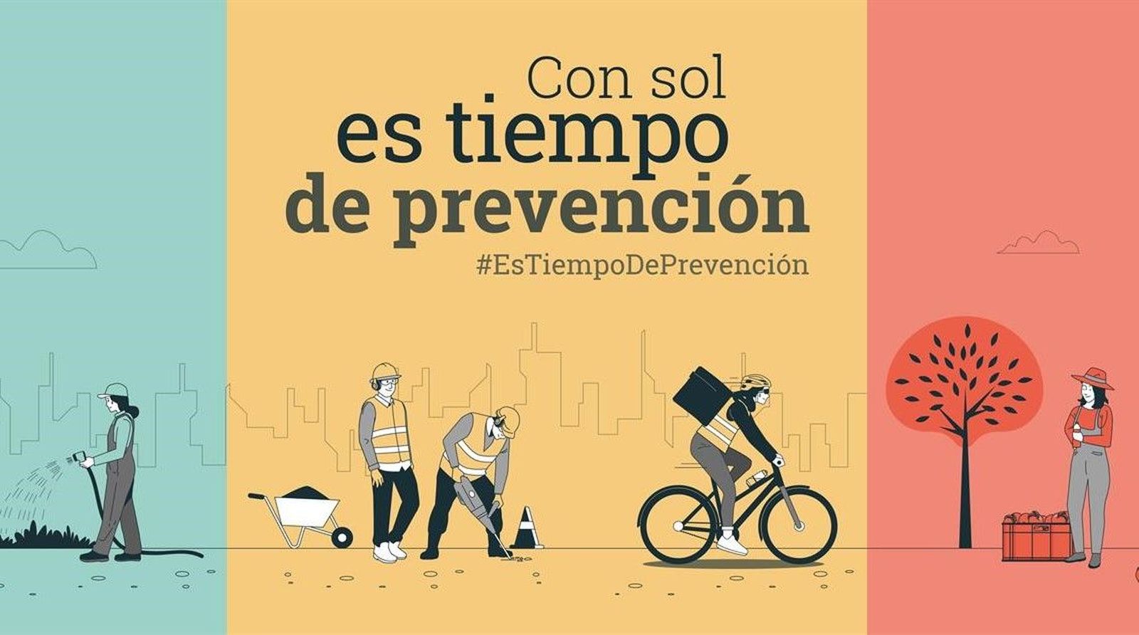 Imagen de la campaña. - INSST
