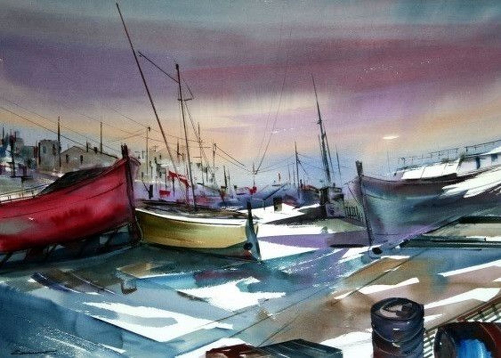 Antoni Cano expone sus acuarelas en Vialia