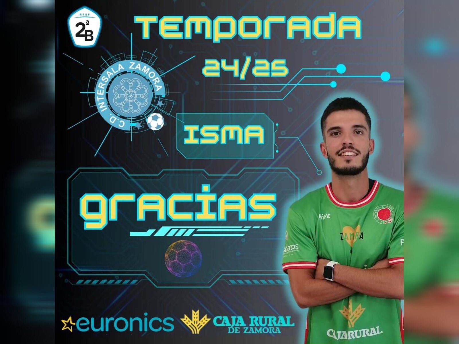 Isma abandona InterSala Zamora y pone rumbo a la categoría de plata del fútbol sala español
