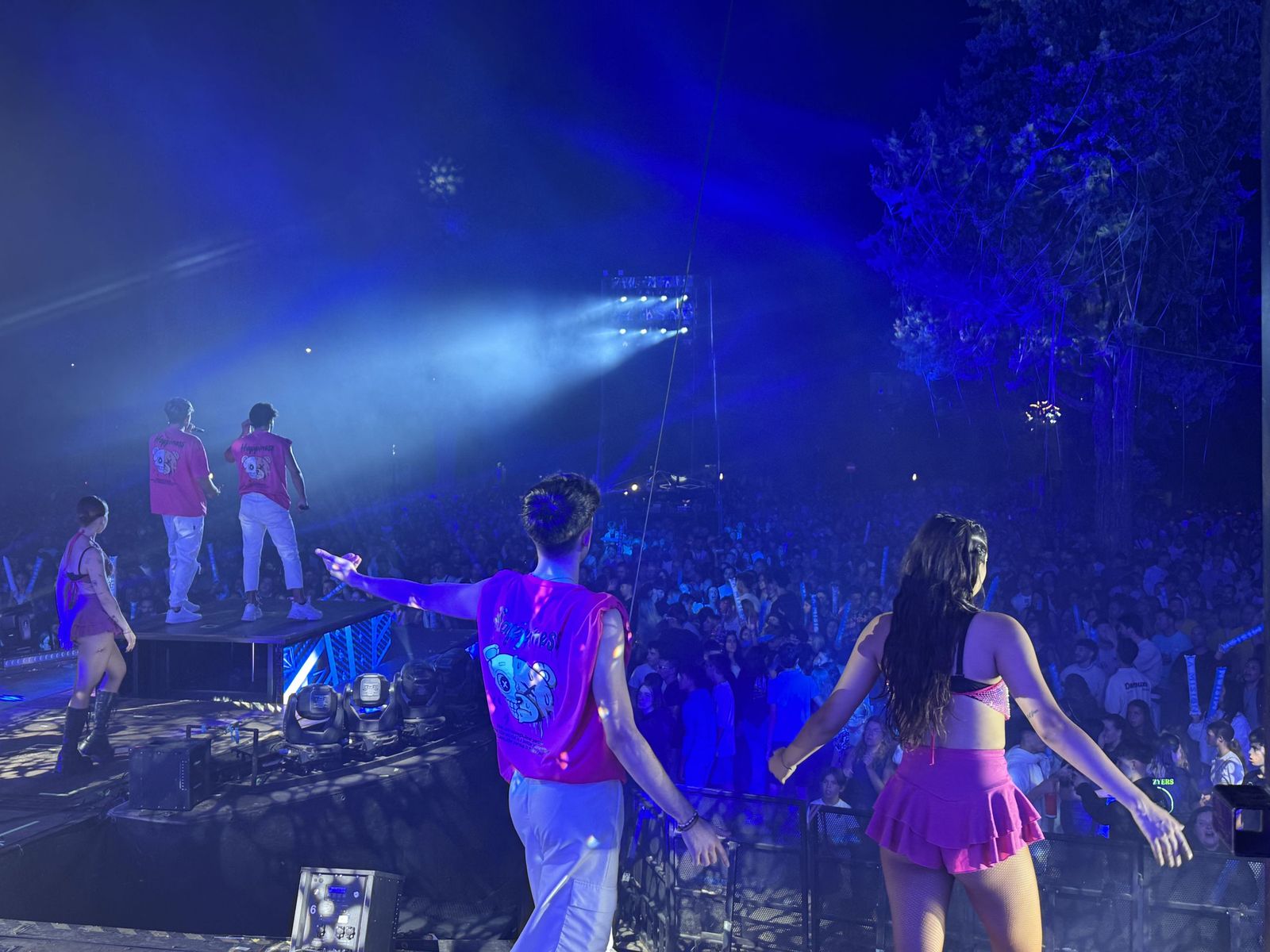 Salamanca de noche, sábado 23 de agosto