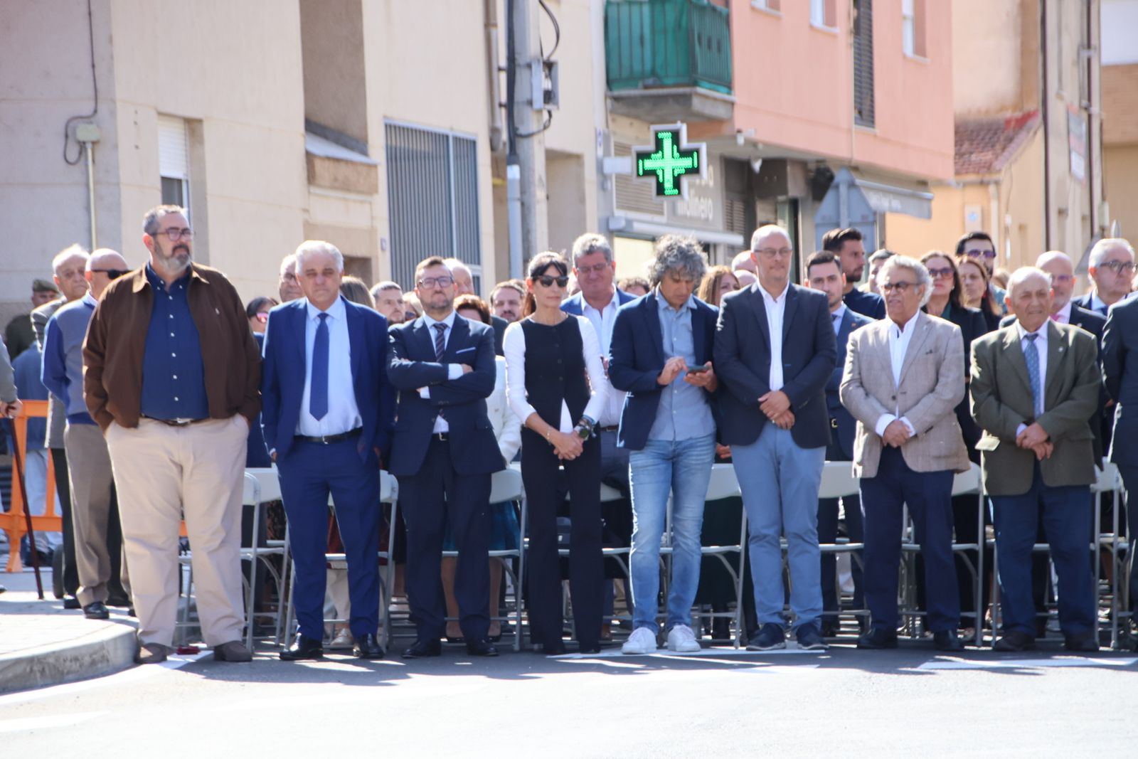 Inauguración glorieta a la Guardia Civil en Villares de la Reina