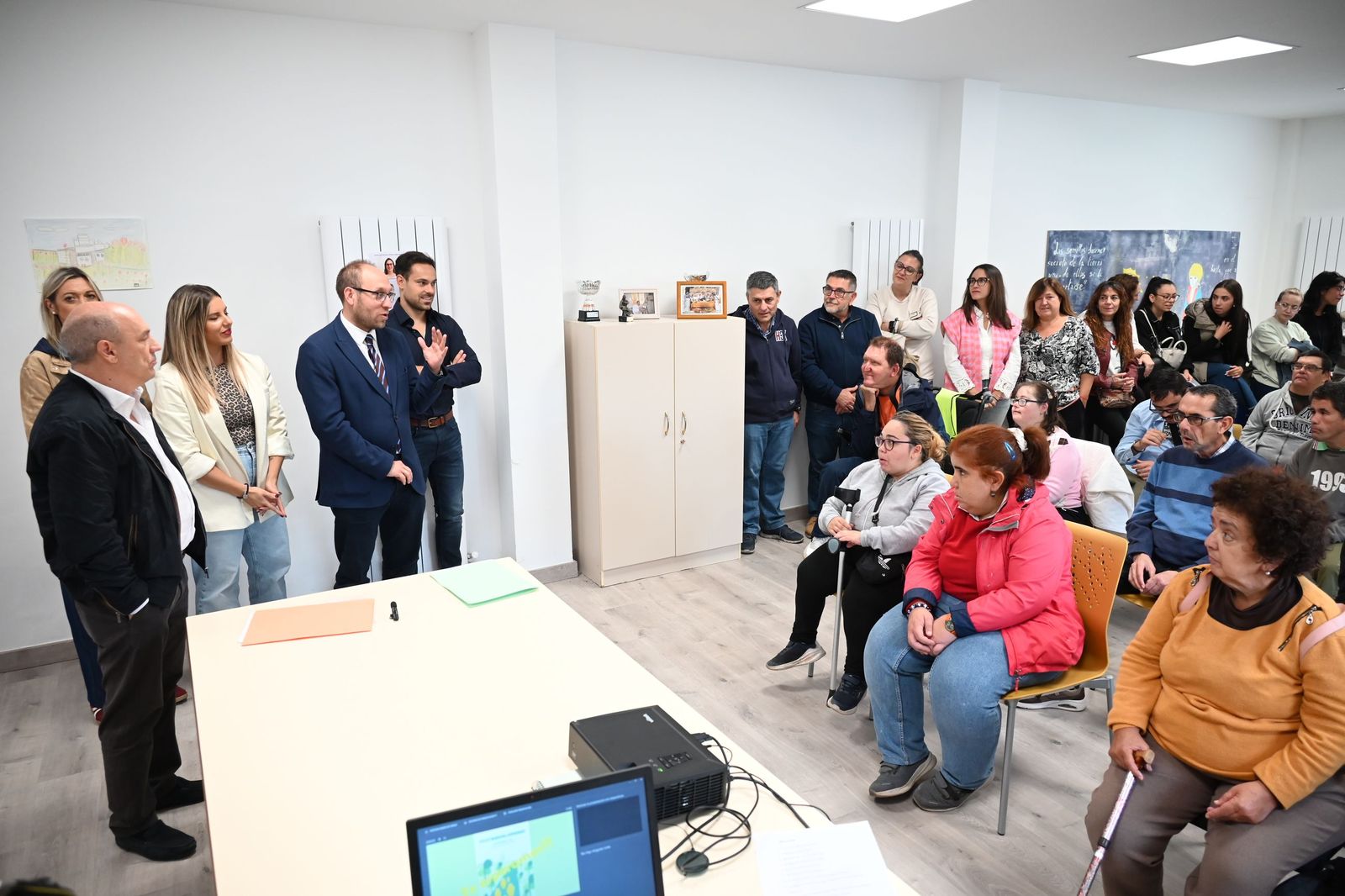 Presentación de la marcha de ASPRODES en Ciudad Rodrigo