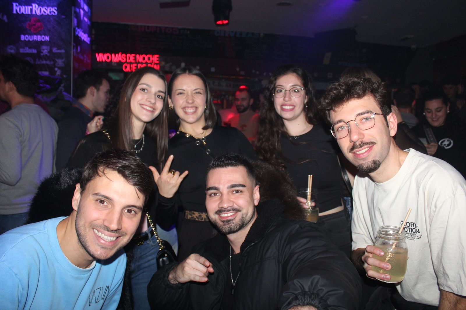 Salamanca de noche, sabado 24 de enero