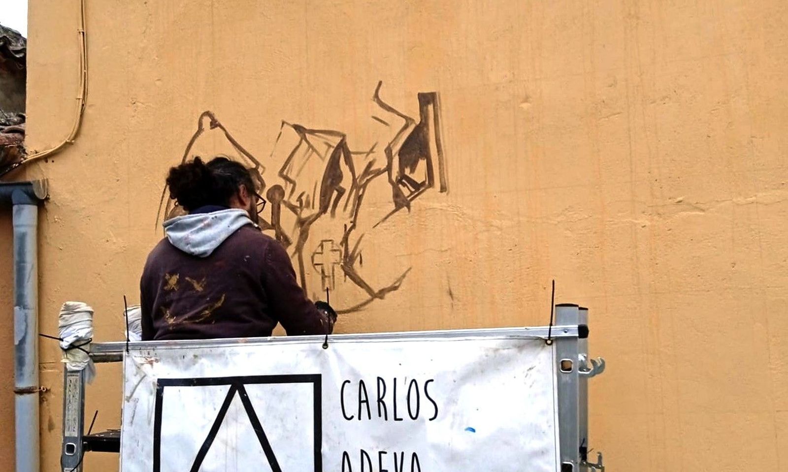 Imagen de Carlos Adeva trabajando en la zona