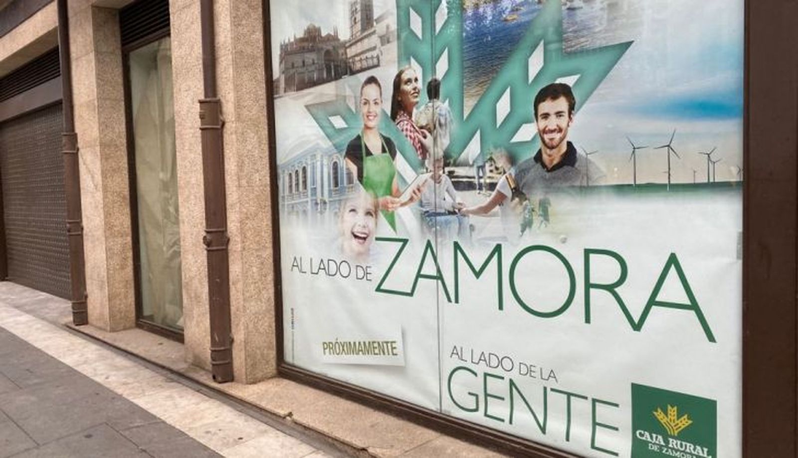 Anunico ubicado en el local de Sagasta