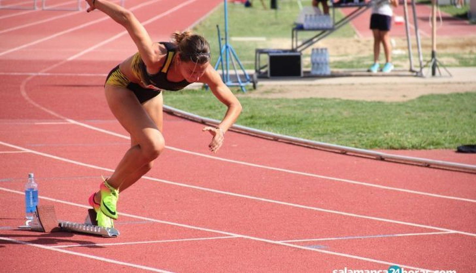 Competición en Las Pistas del estadio Helmántico