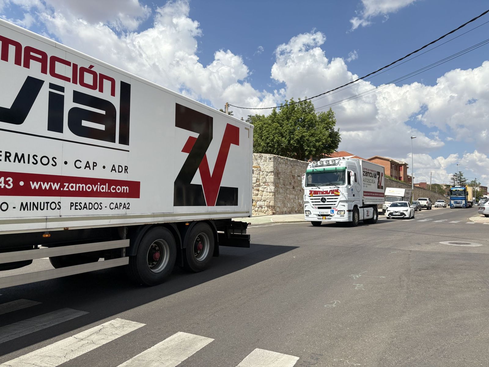 GALERÍA | Los transportistas celebran San Cristobal por las calles de Zamora