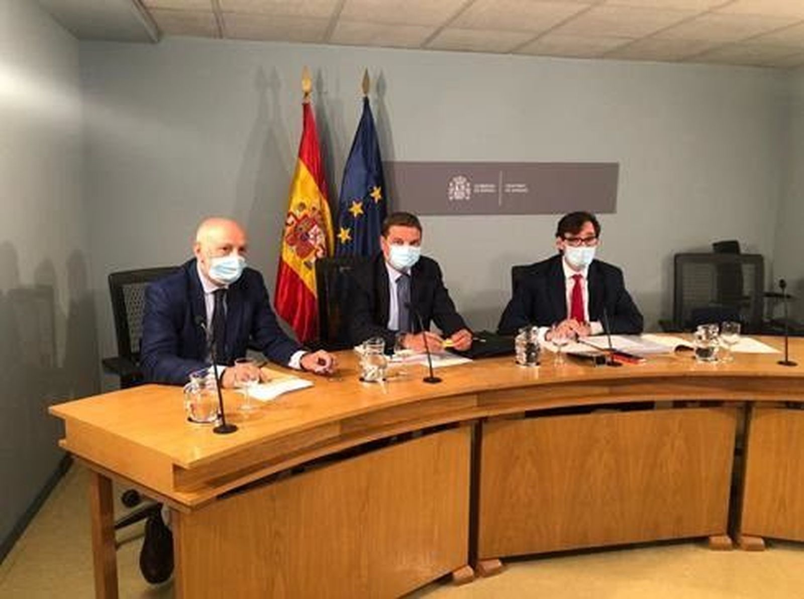 Los ministros de Sanidad, Salvador Illa, y Agricultura, Pesca y Alimentación, Luis Planas, mantienen reunión con las comunidades autónomas