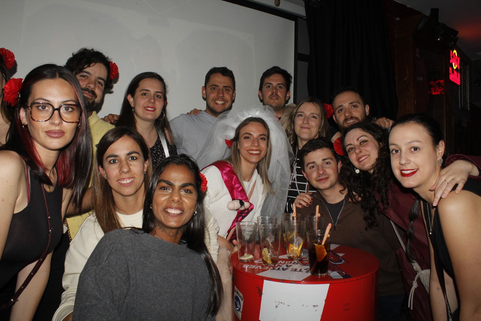 Salamanca de noche, sabado 11 de abril