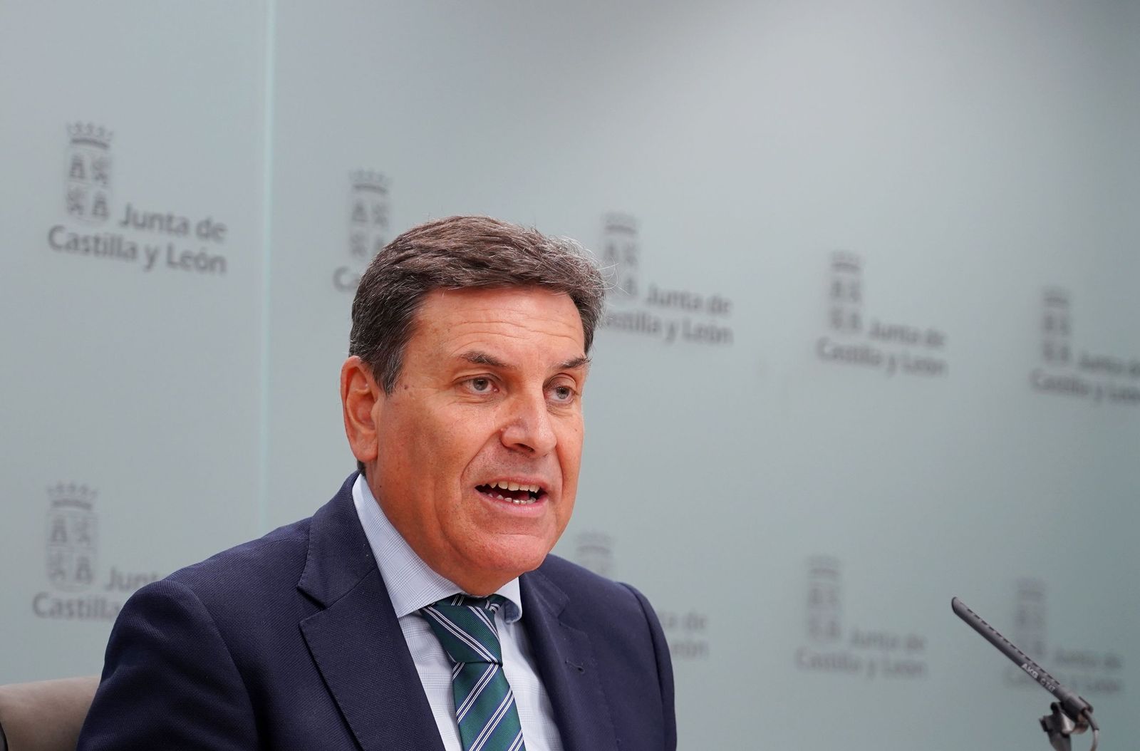 Miriam Chacón  ICAL. El consejero de Economía y Hacienda y portavoz de la Junta, Carlos Fernández Carriedo, comparece en rueda de prensa posterior al Consejo de Gobierno