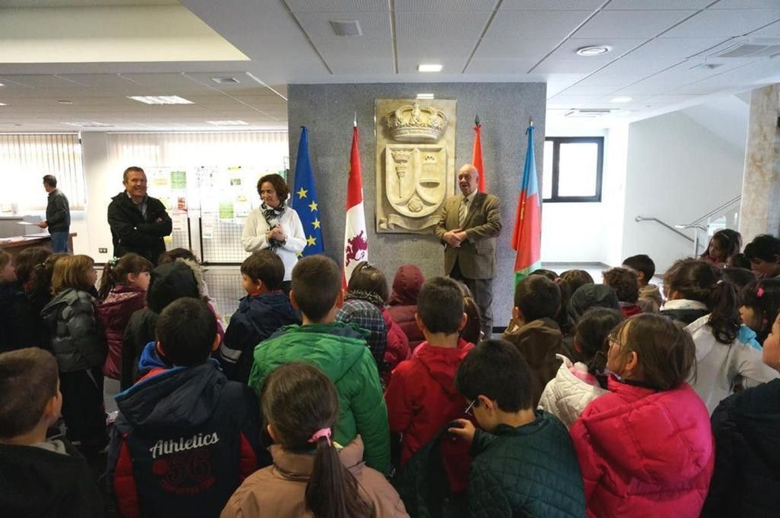 Visita colegio Villares de la Reina al Ayuntamiento