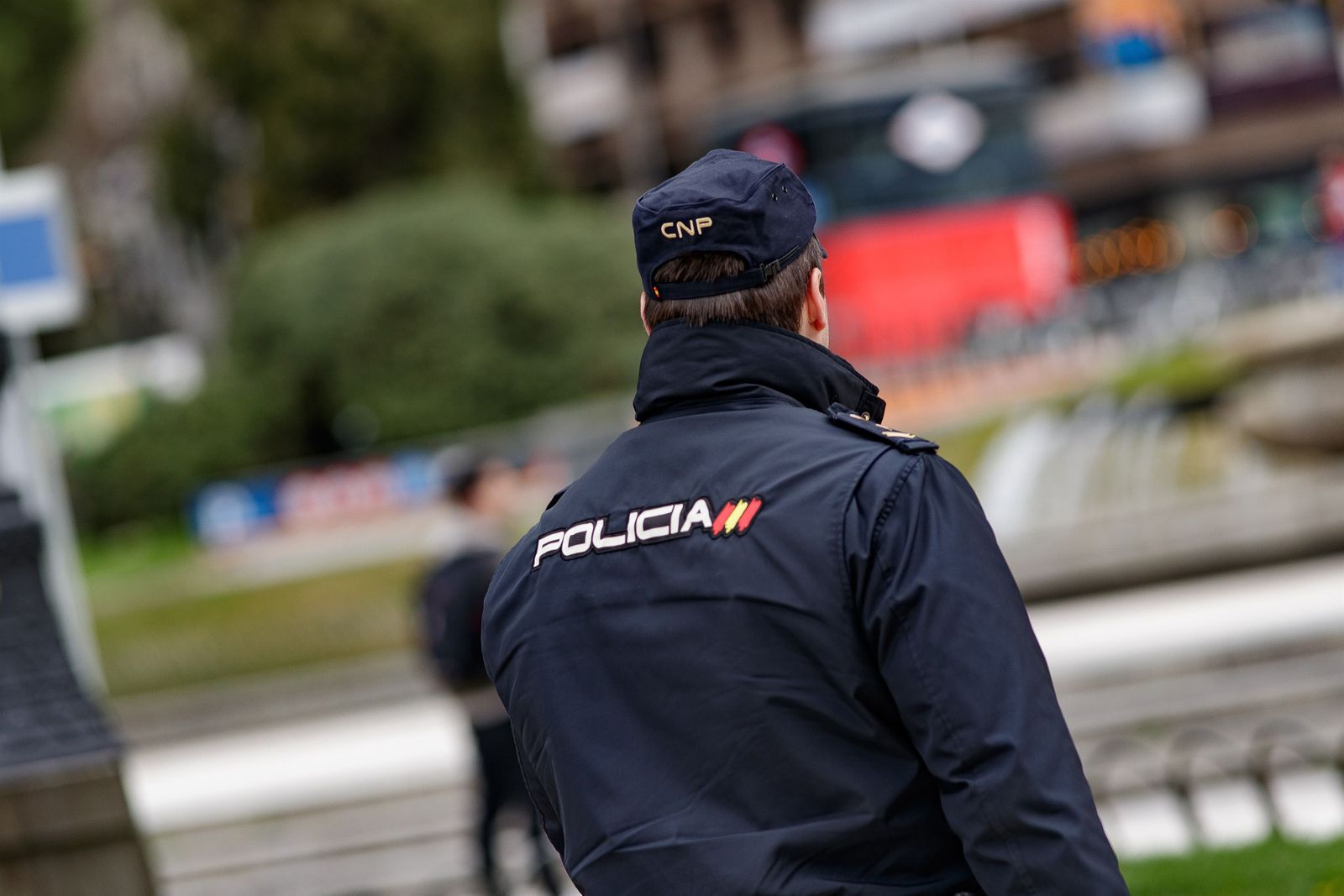Imagen de recurso de un agente de Policía Nacional. Imagen de recurso de un agente de Policía Nacional.