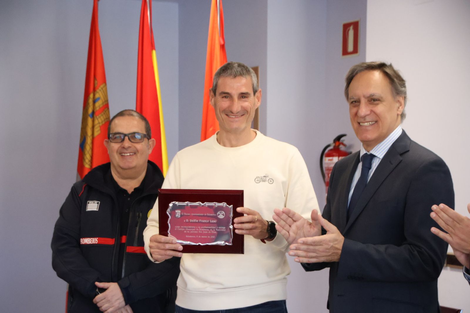 Homenaje a personal jubilado del Servicio de Prevención, Extinción de Incendios y Salvamento