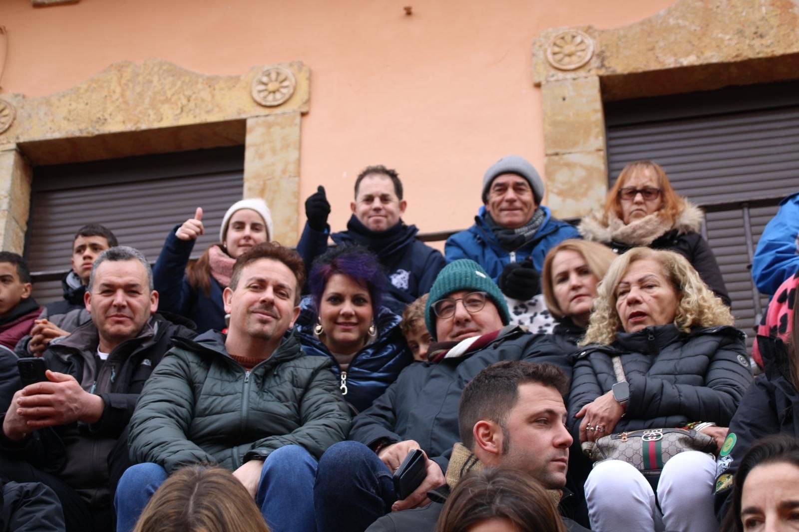 Ambiente en el encierro a caballo de Ciudad Rodrigo