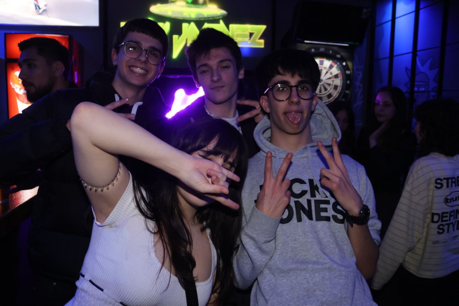 Salamanca de noche, sábado 17 de enero