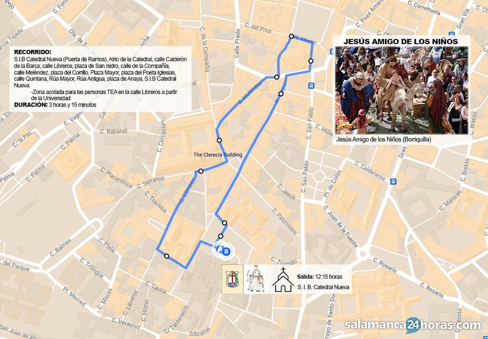 Recorrido borriquilla 2025