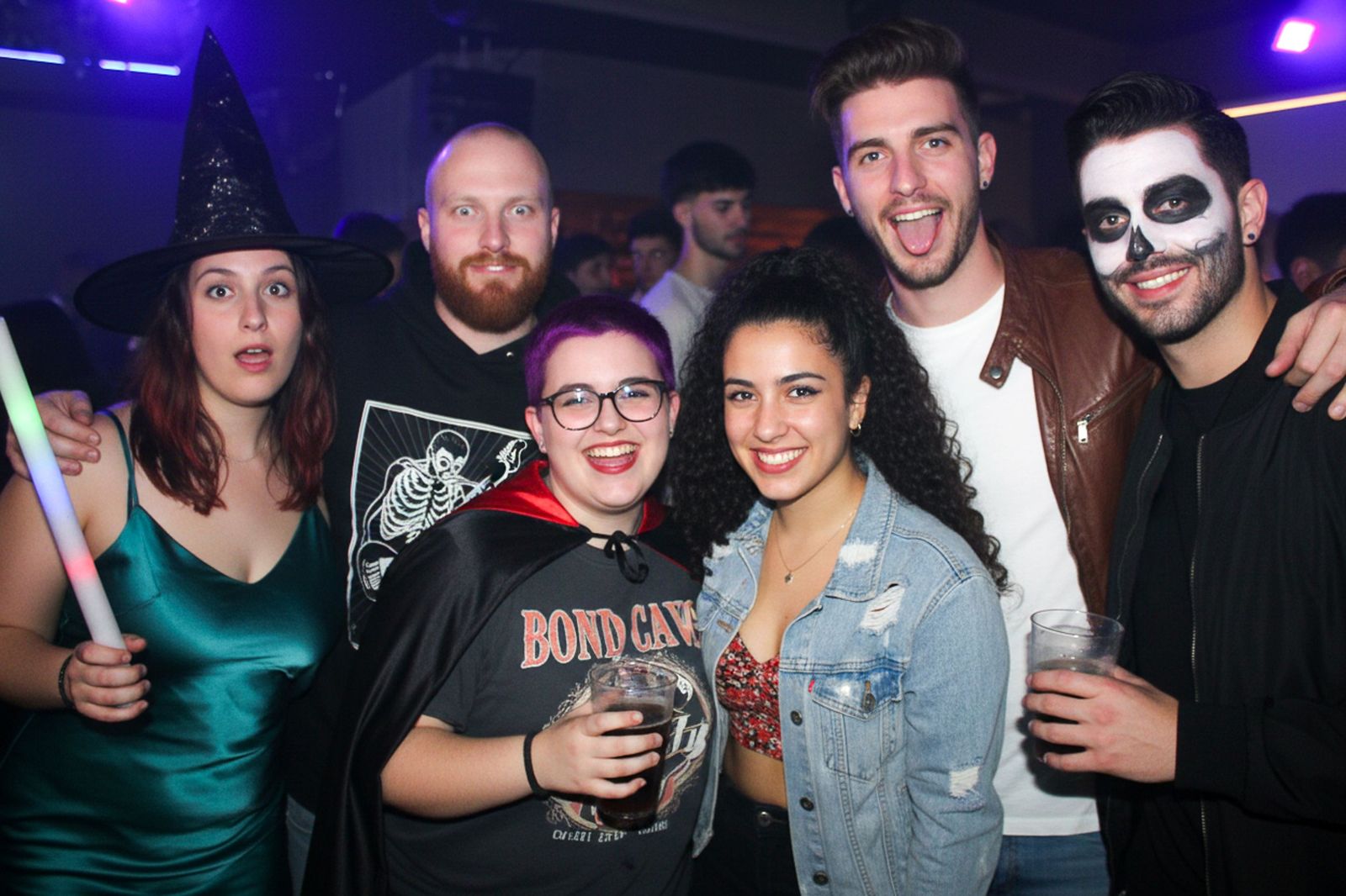 Salamanca de noche, viernes 31 de octubre