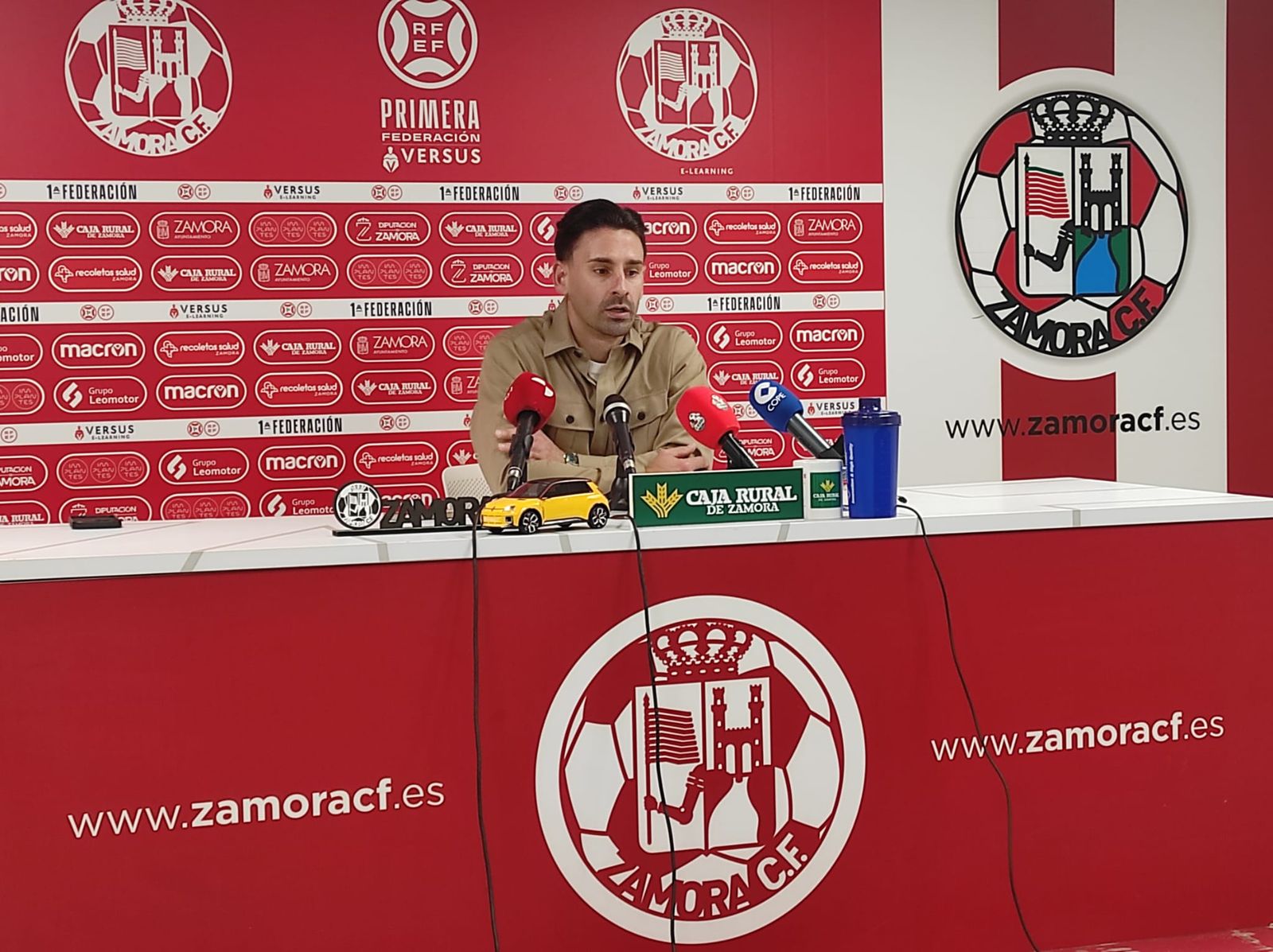 Kike Márquez en rueda de prensa post Real Madrid Castilla