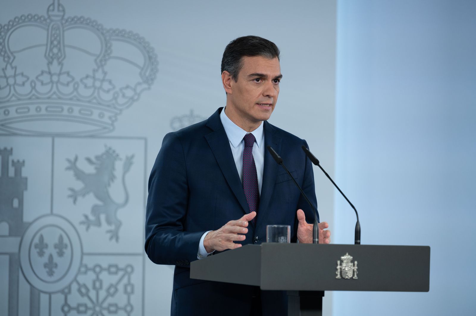 El presidente del Gobierno, Pedro Sánchez