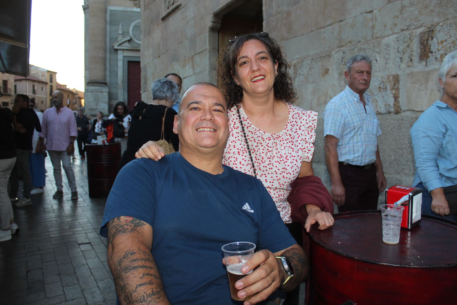 Ambiente en la Feria de Día en la tarde de este jueves