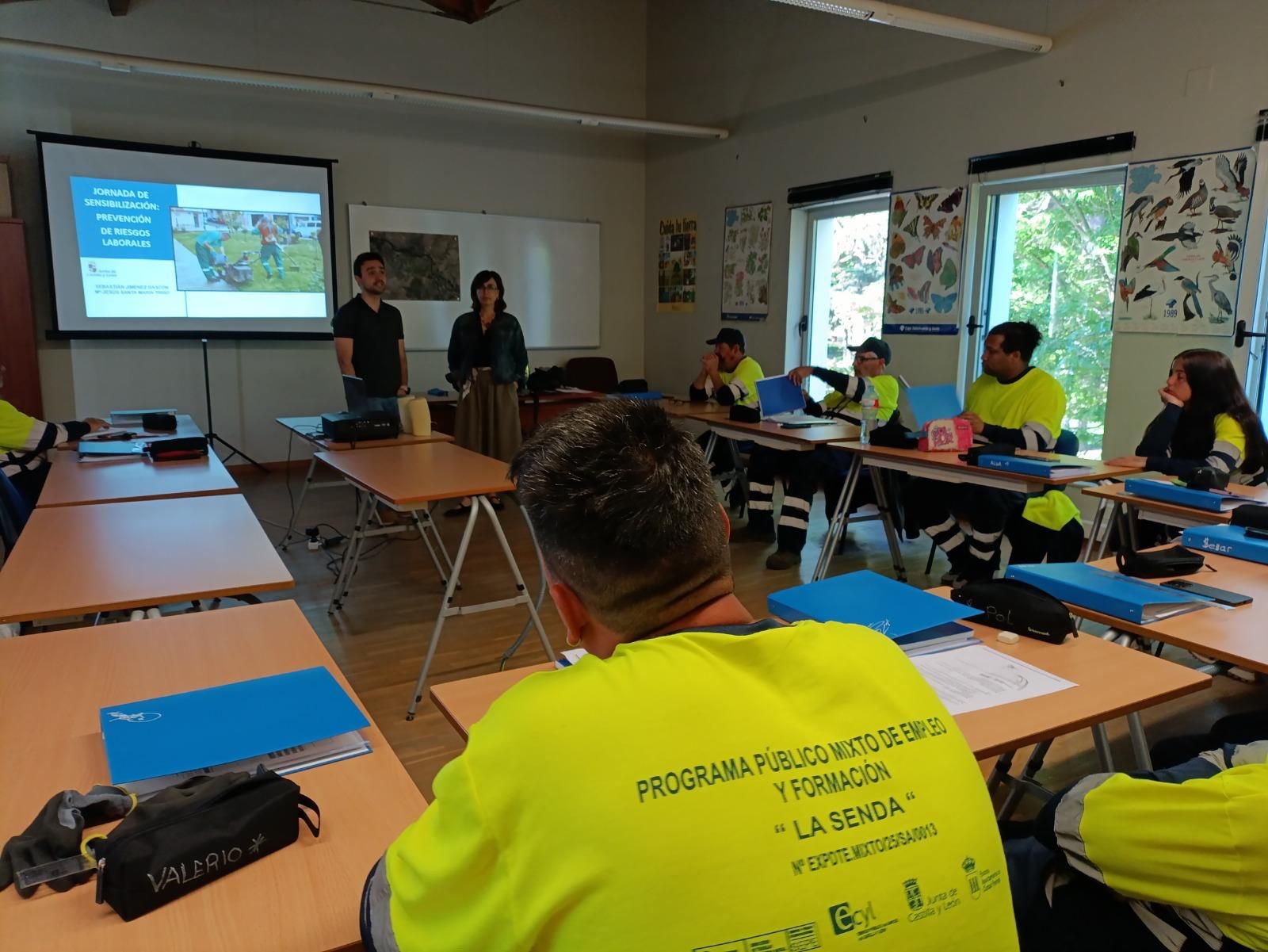 Los alumnos del Programa Público Mixto de Empleo-Formación “La Senda”