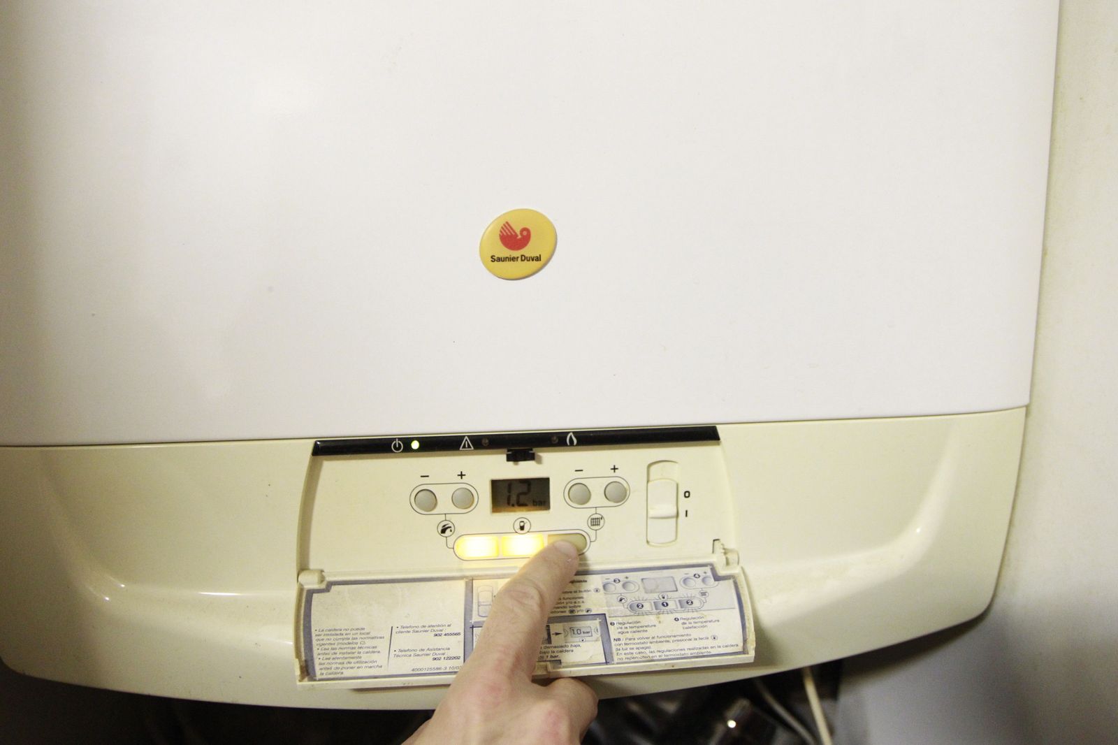 Caldera. Foto de archivo