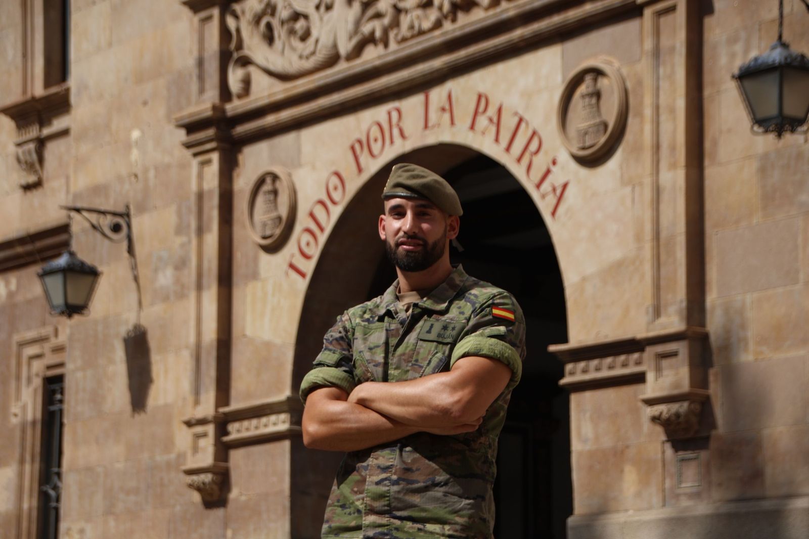 Entrevista con militares que han ayudado en los incendios, Teniente Buján