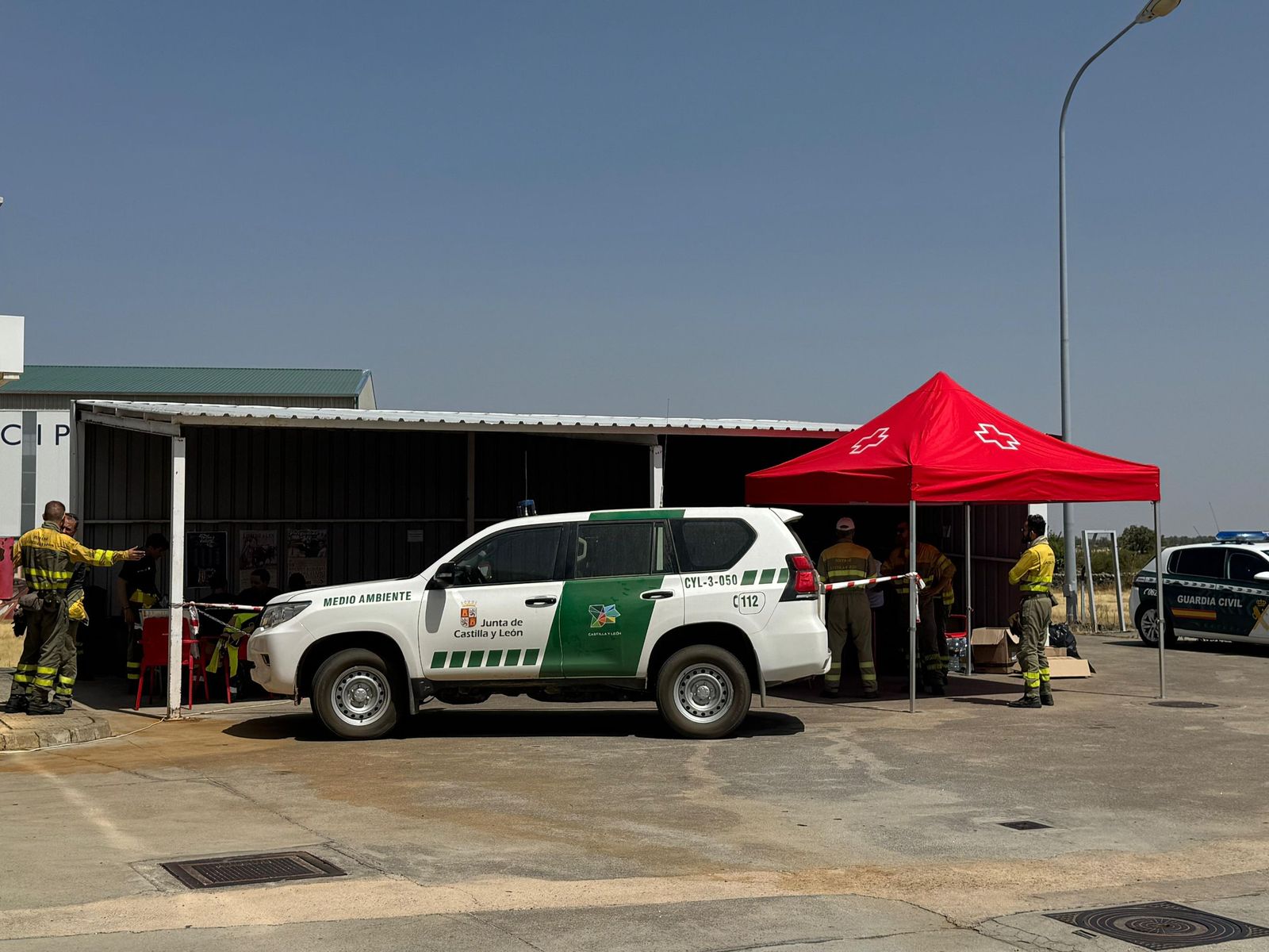 Así han quedado las zonas quemadas durante el incendio de Cipérez