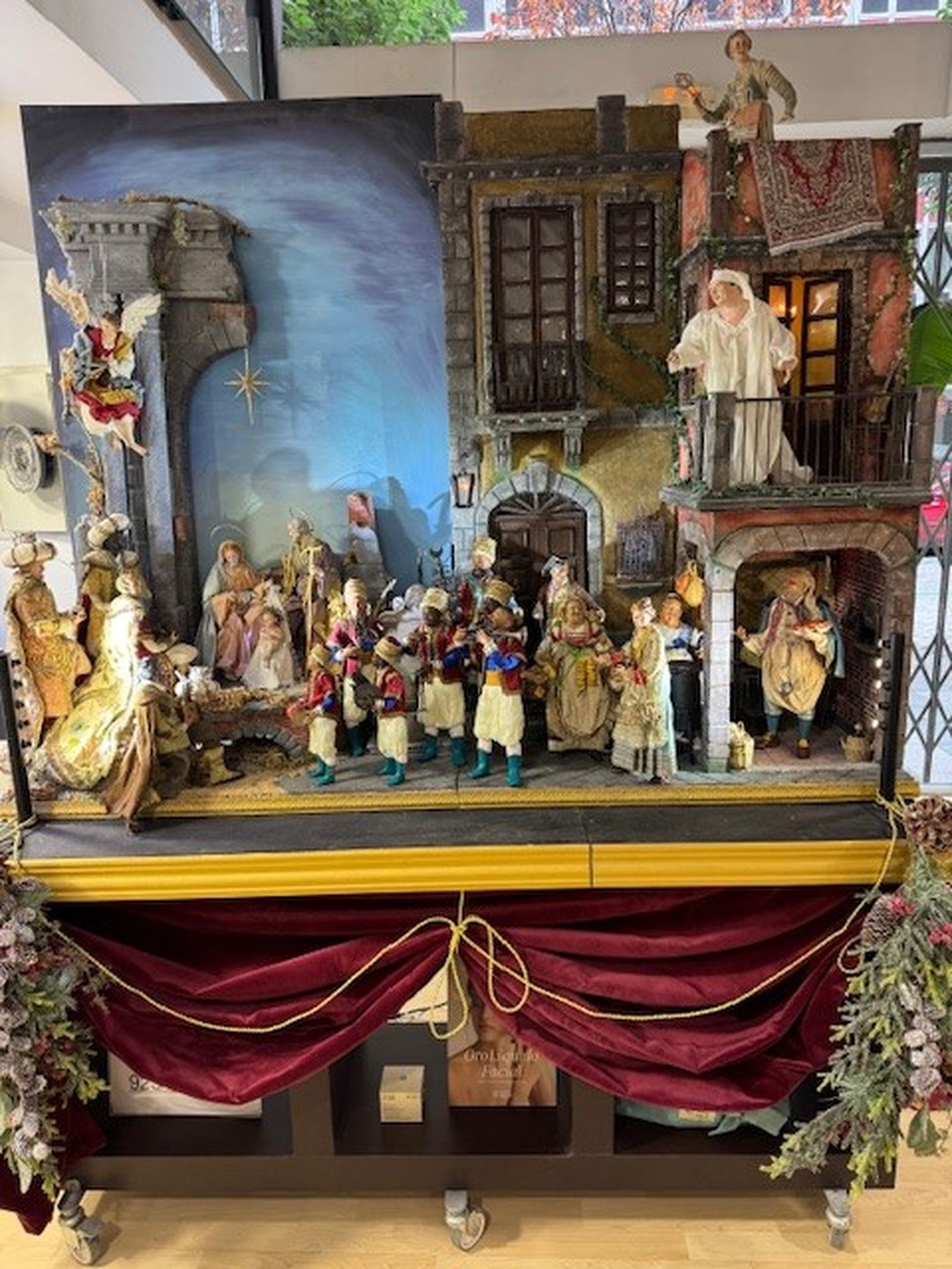 R.B.S.   Belén situado en una vivienda de la calle Sánchez Llevot de Salamanca (1)