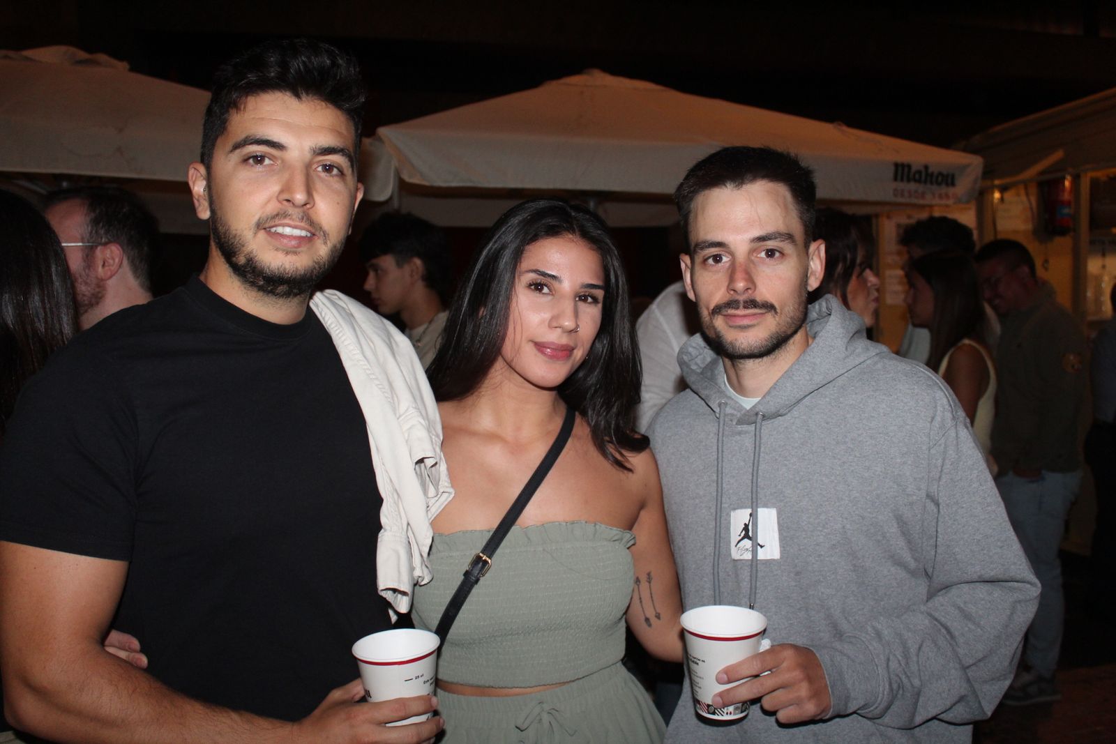 Ambiente en la Feria de Día en la tarde de este