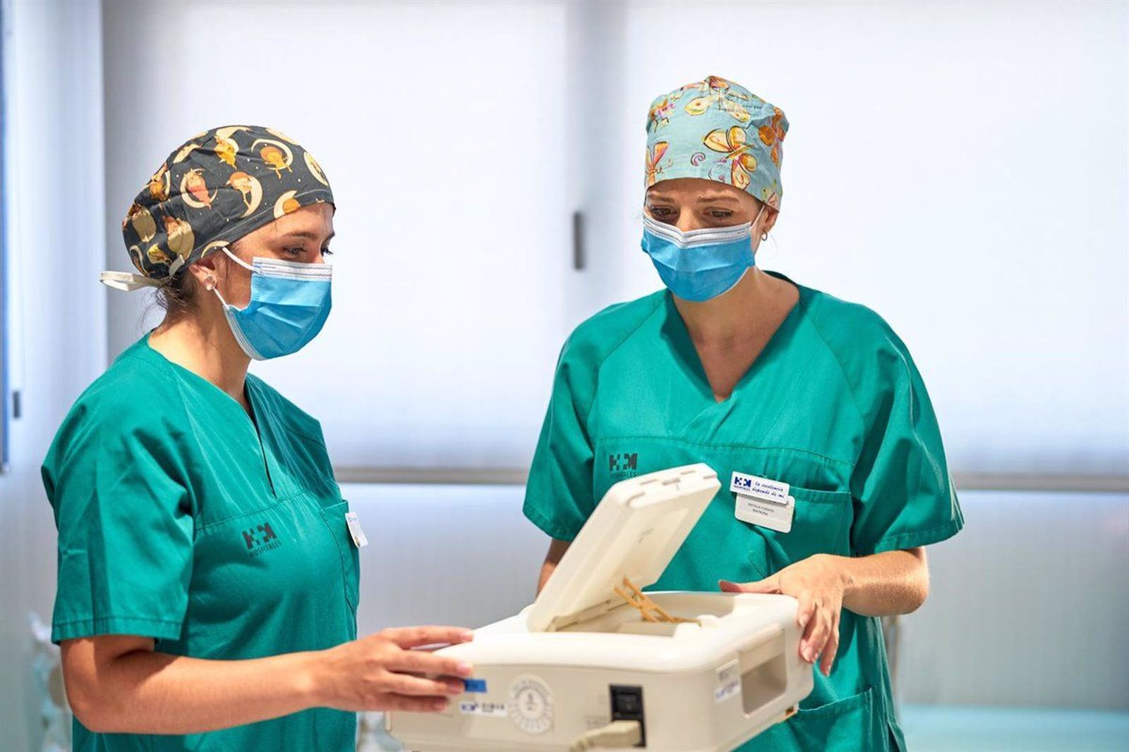 Hospital, mascarillas. Europa Press Hospital, mascarillas. Europa Press