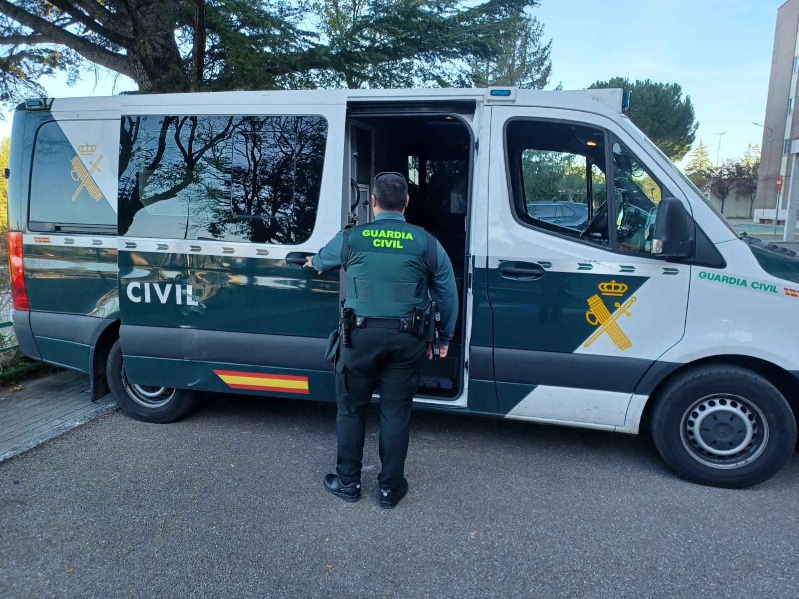 Un furgón de la Guardia Civil en foto de archivo