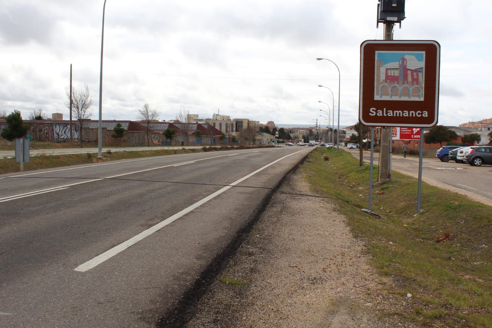 Cable negro para medir el tráfico en la N 630. Fotos Carlos H (4)