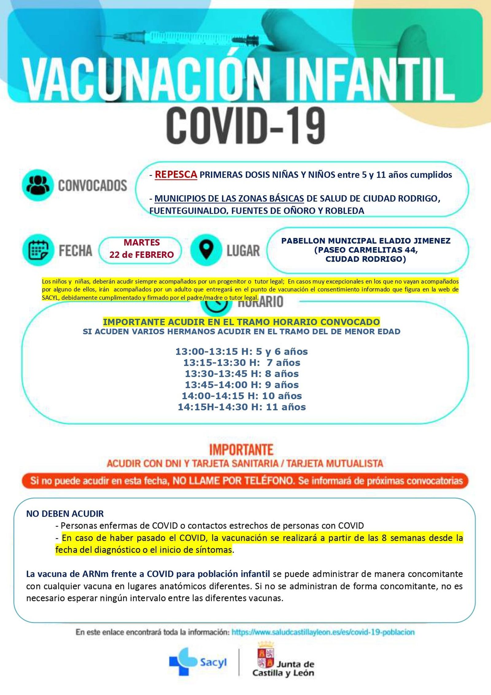 1. CIUDAD RODRIGO PABELLÓN REPESCA VACUNACIÓN INFANTIL PRIMERAS DOSIS 22 FEBRERO page 0001