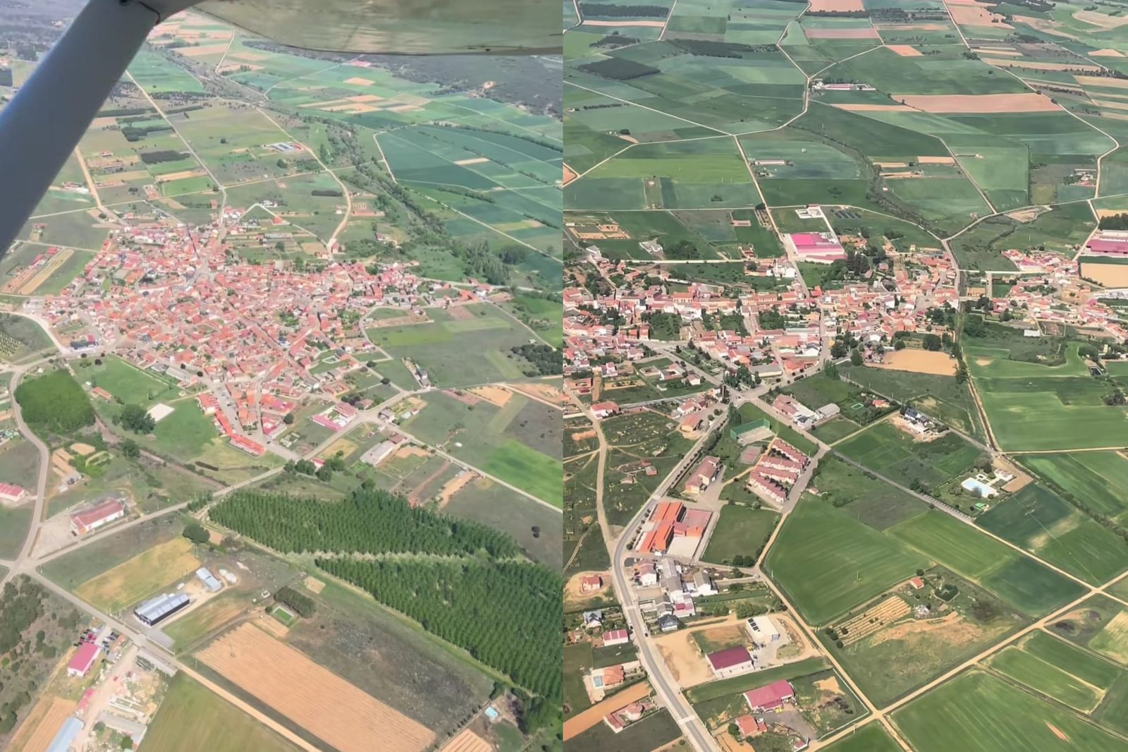 Zamora, a vista de pájaro la belleza de la provincia, visible desde las nubes