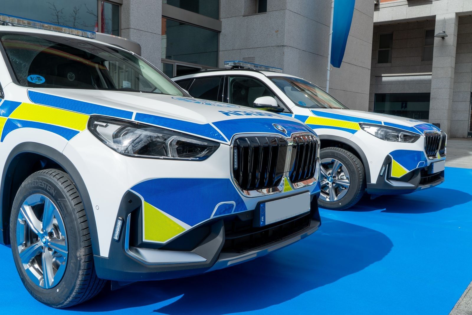 Modelos de vehiculos de la Policia Local de Leganés similares a los que llegarán a Salamanca en los próximos meses