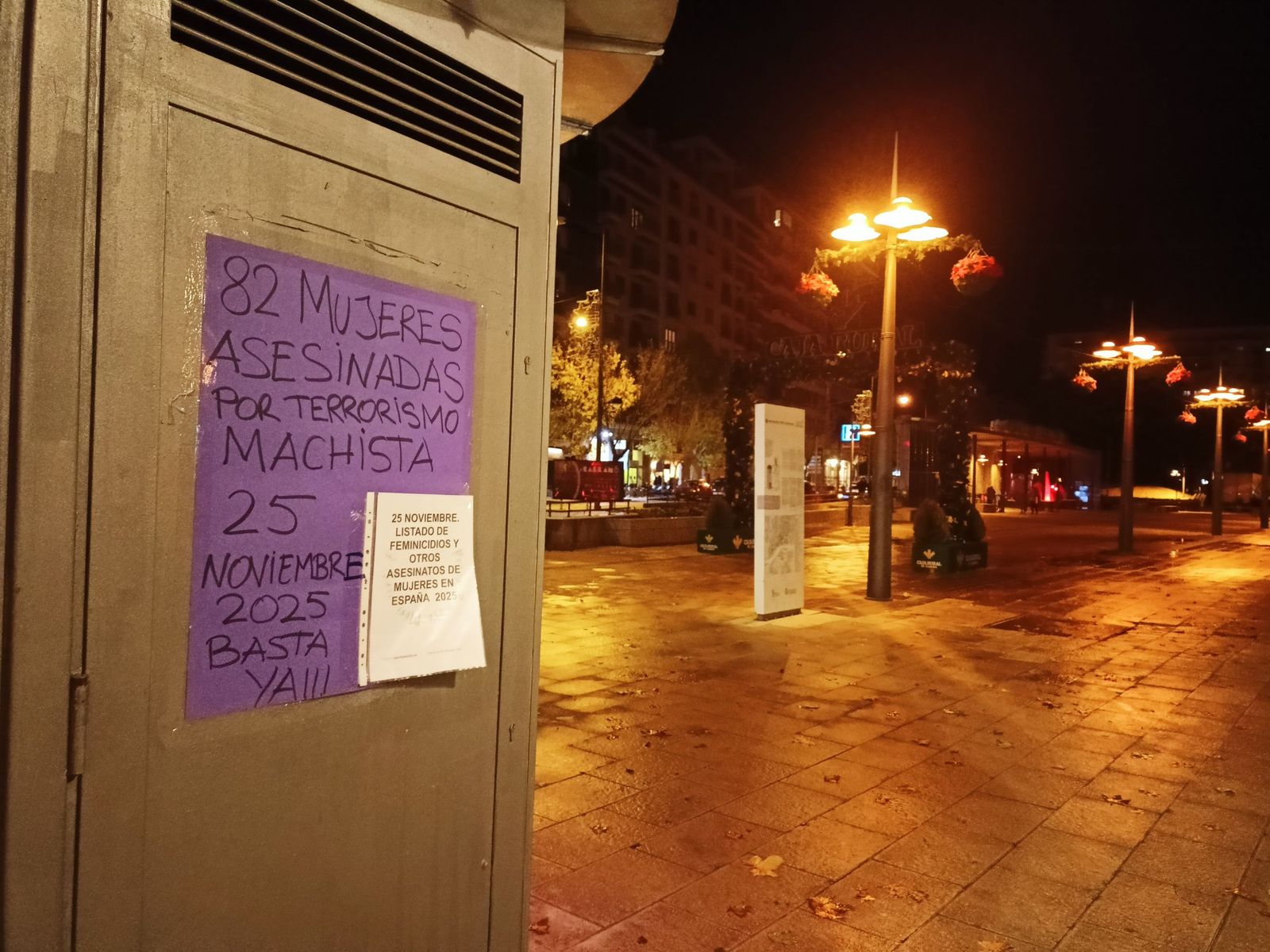 Trece Rosas denuncia la violencia machista en el 25N