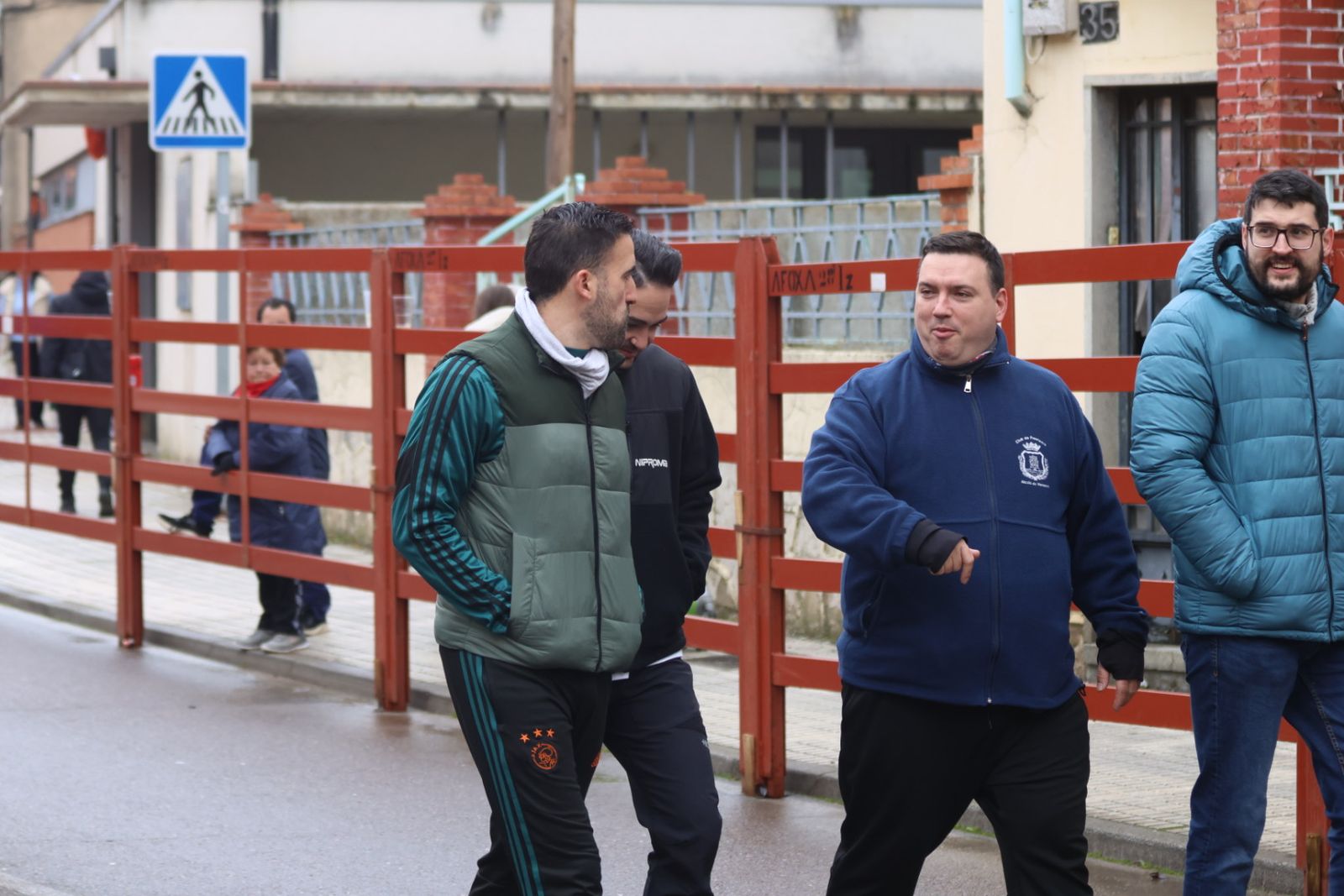Ambiente en el encierro a caballo de Ciudad Rodrigo