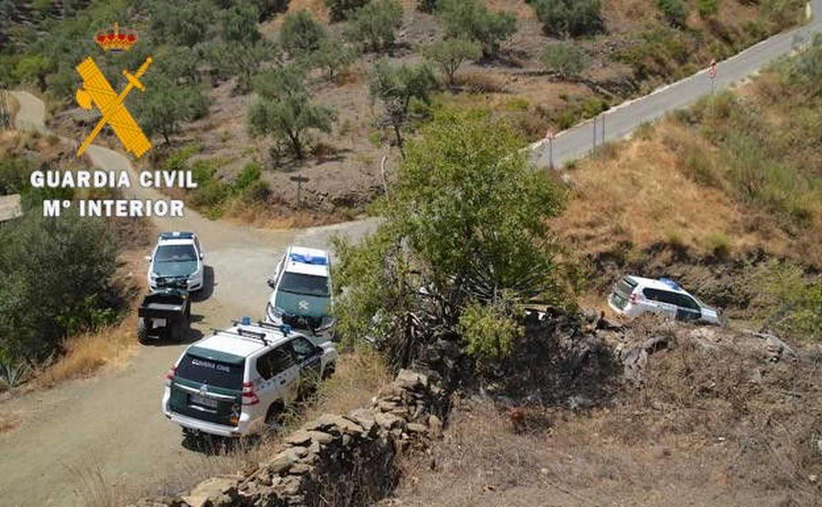 La Guardia Civil rescata a una anciana desaparecida en una zona boscosa de Villasrubias