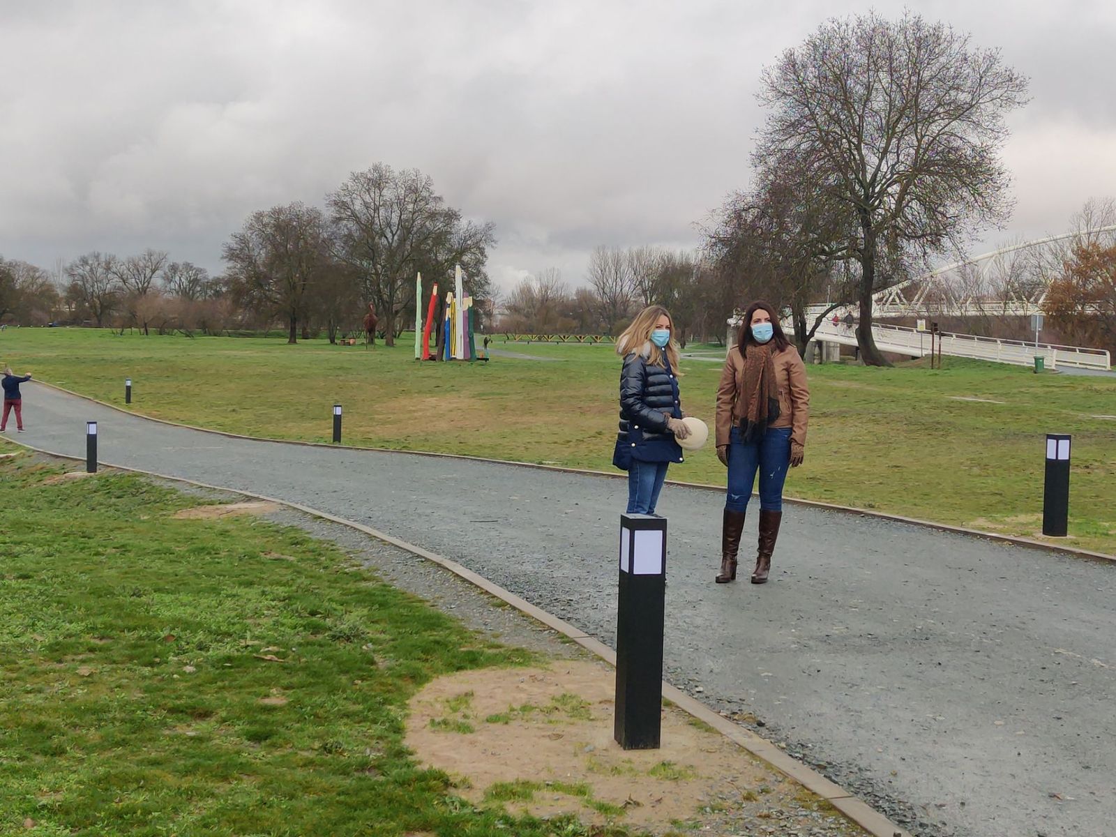 Nuevas balizas en la isla del Soto