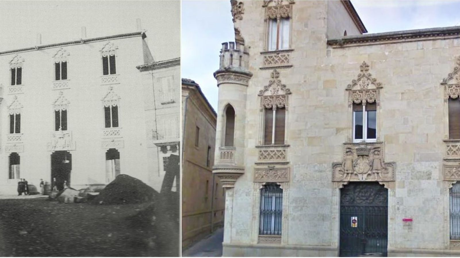 El Palacio de Cartago antes y después de la reforma que se llevó a cabo en los años 50