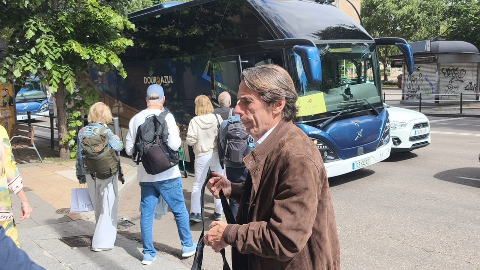 El expresidente José María Aznar visita Salamanca