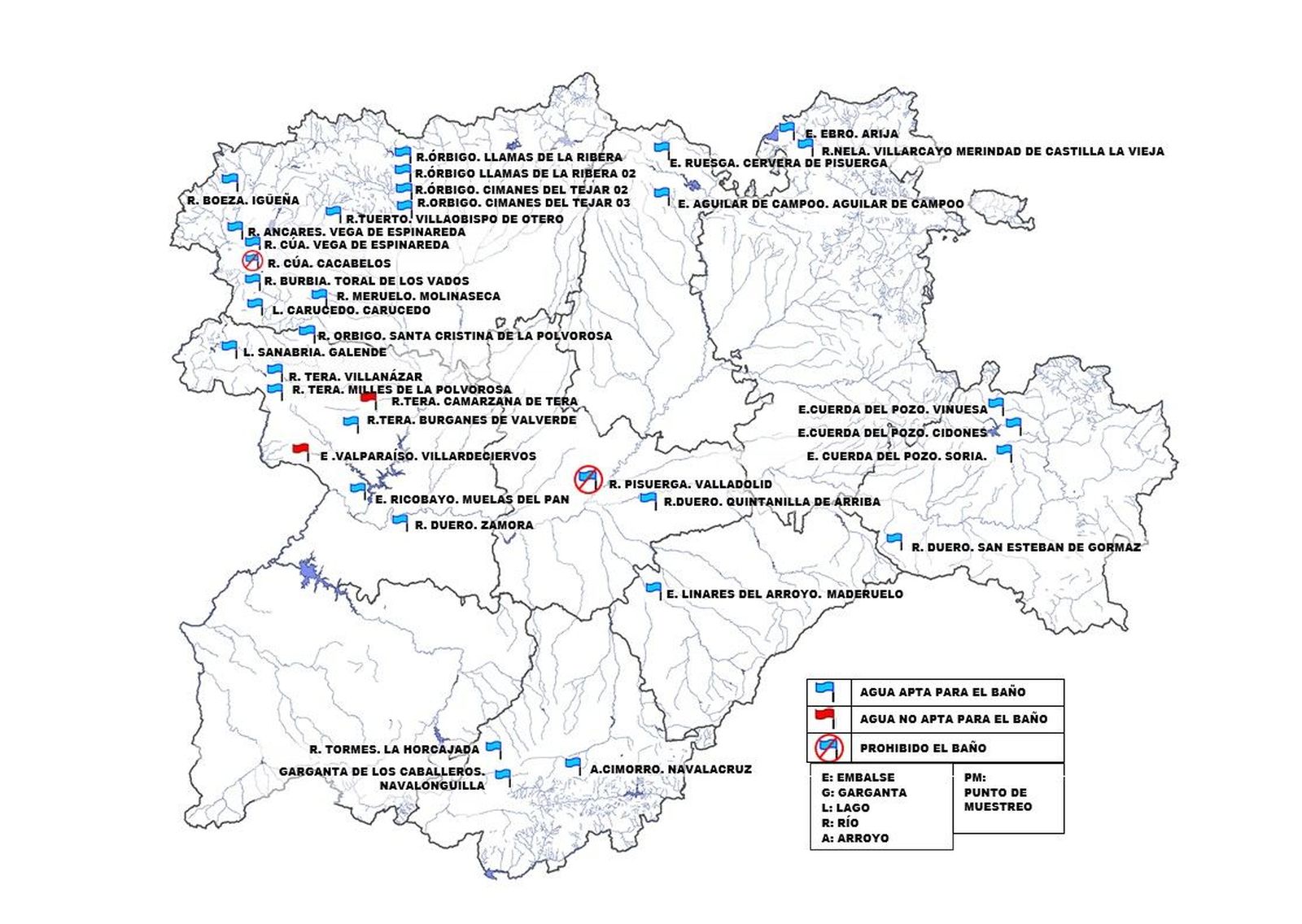 2023 08 25 MAPA APTITUD ZONAS DE BAÑO