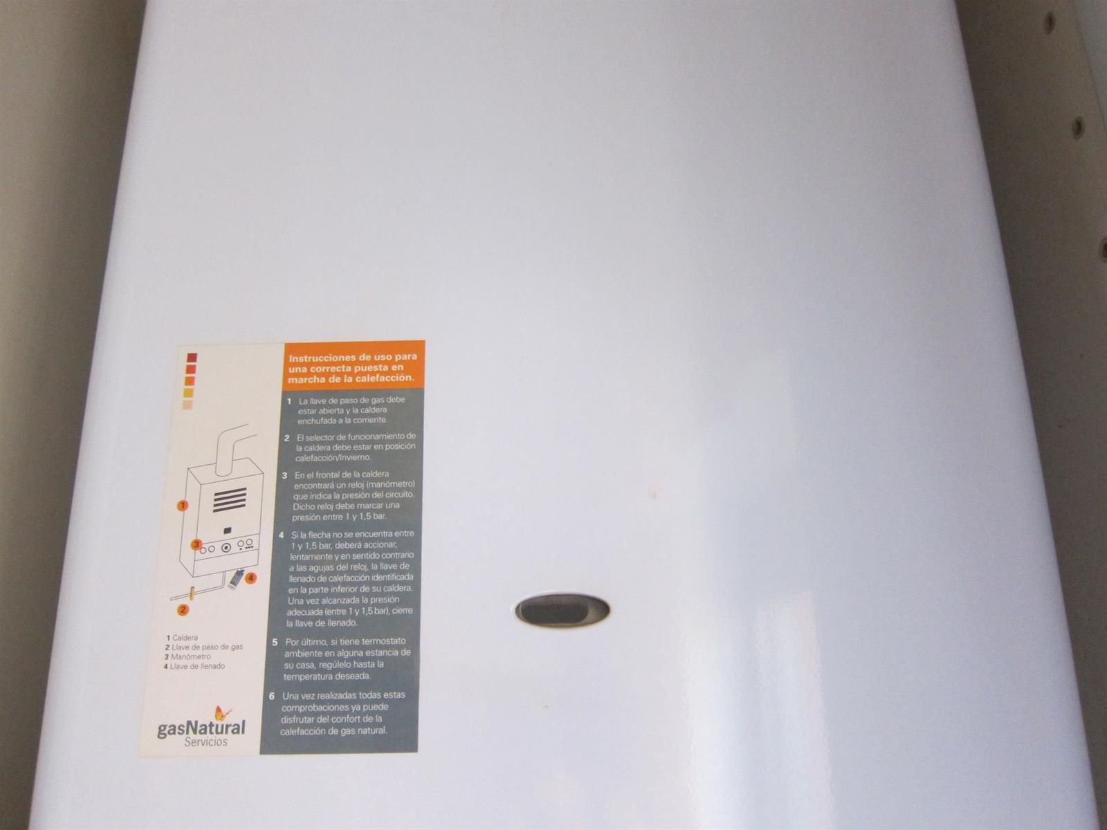 Caldera, calefacción. Europa Press. Archivo.