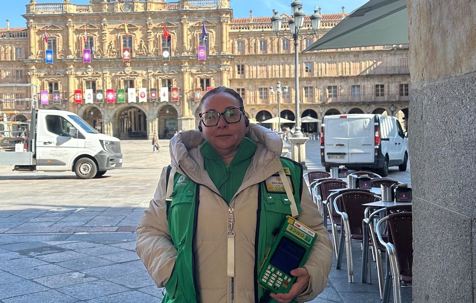 Ana María Martín Sánchez vendedora de uno de los cupones premiados