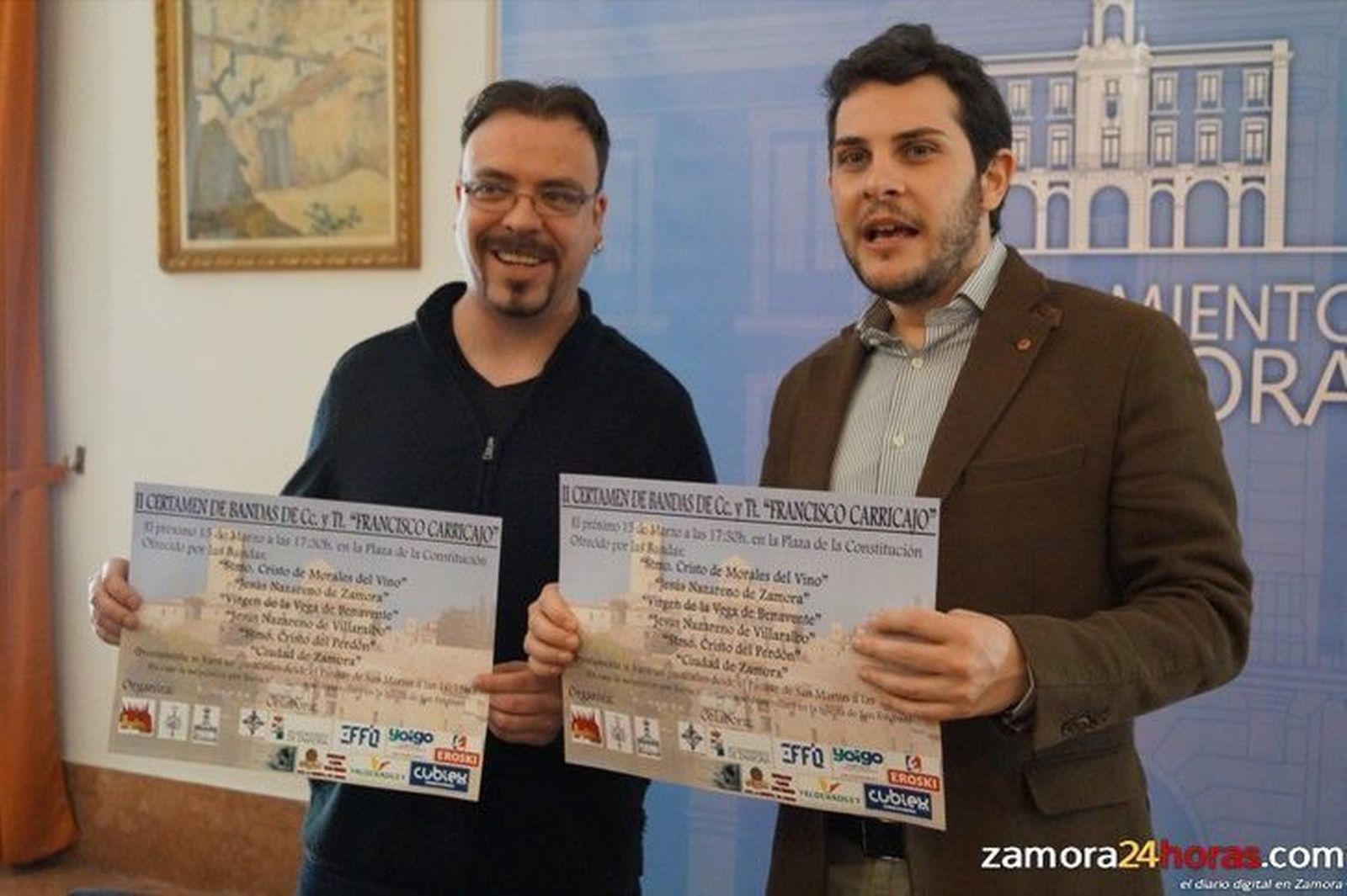 Seis bandas de cornetas y tambores participan el sábado en el segundo certamen Francisco Carricajo