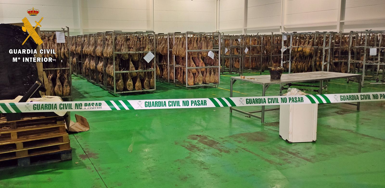 La Guardia Civil investiga a empresas salmantinas por un presunto fraude en la comercialización de productos ibéricos